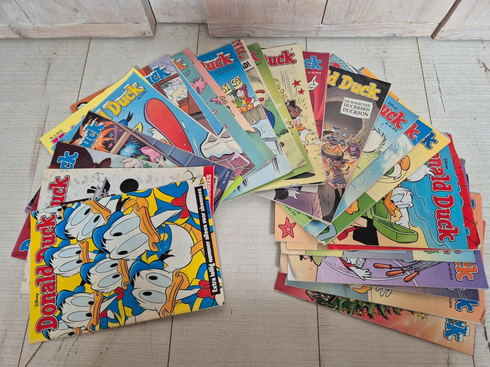 30 Donald Duck 2018, Disney, Ophalen, Complete serie of reeks, Zo goed als nieuw, Walt Disney  Donald duck