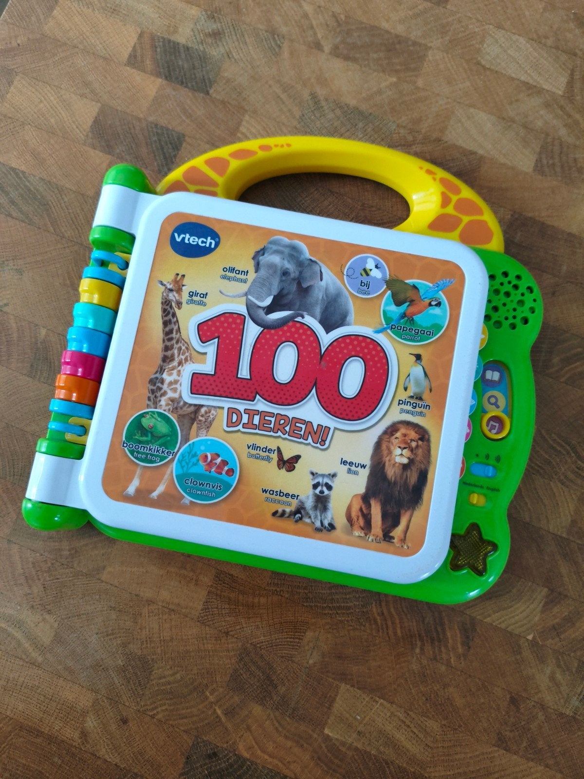 VTech 100 Dieren! Interactief Boek, Ophalen of Verzenden, Gebruikt, Overige typen, Met geluid