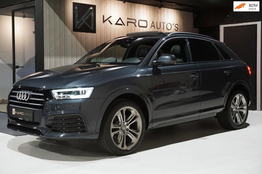 Audi Q3 1.4TFSI CoD Design Pano Keyless Leer Cam Bose 1e Eig, Auto's, 1380 kg, 4 cilinders, 150 pk, Leder