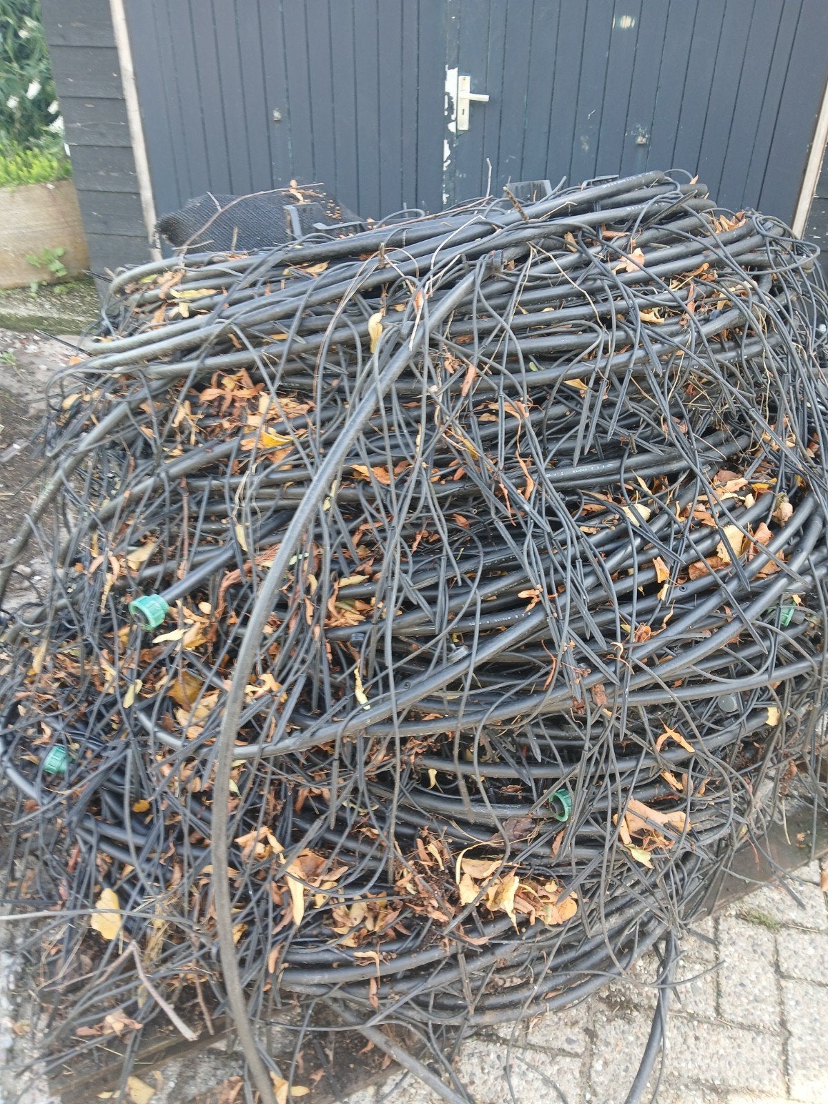 Partij druppelslangen / druppelbevloeiing slangen, Tuin en Terras, Ophalen of Verzenden, Gebruikt, Overige typen