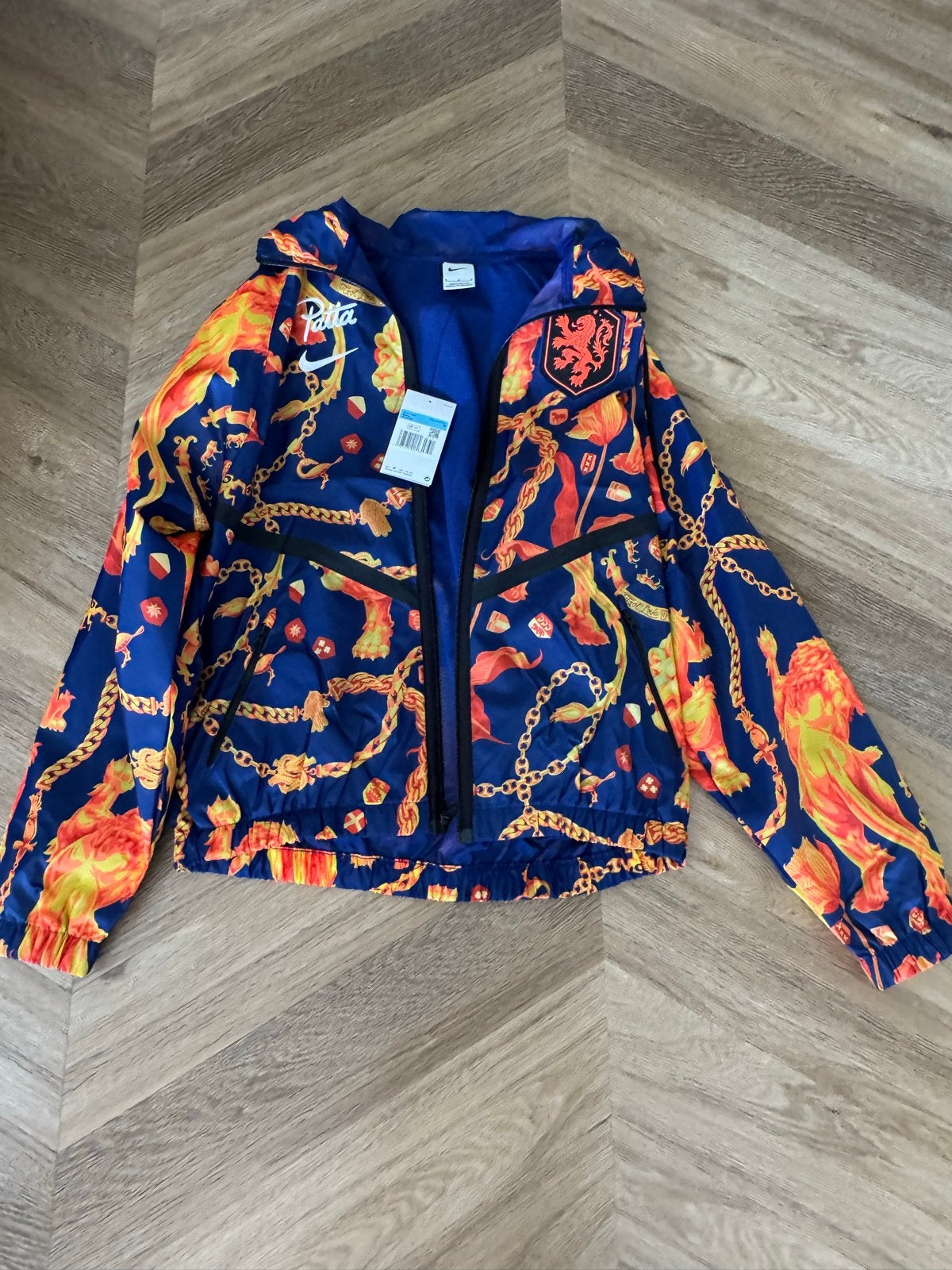 Patta x Nike x KNVB Anthem Jacket maat M, Ophalen of Verzenden, Nieuw, Maat 48/50 (M), Blauw