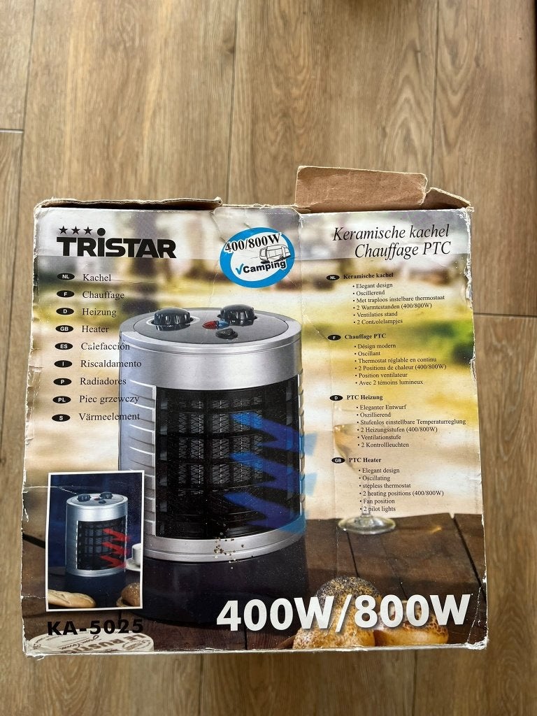 Camping kacheltje/ventilator, Ophalen, Zo goed als nieuw