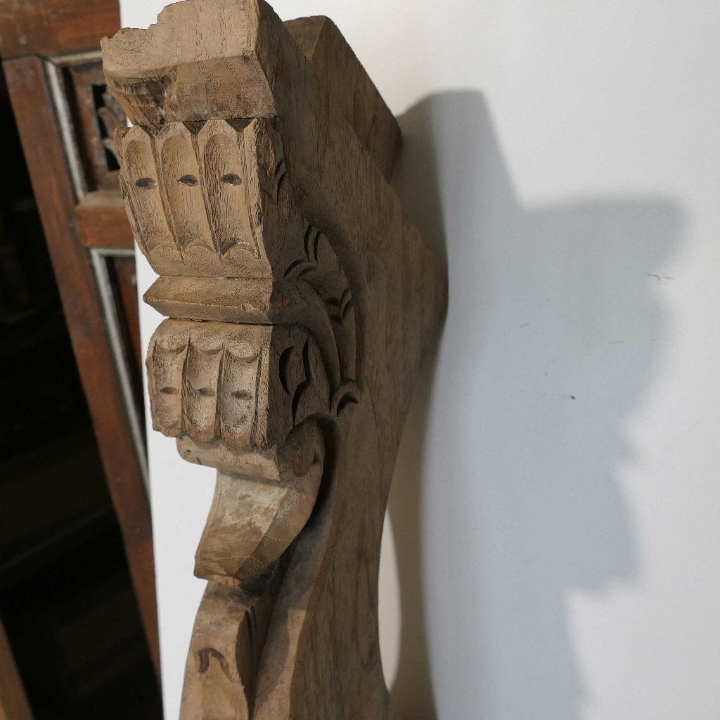 landelijk hout oud Indonesië Bali Java huis kunst beeld DS1, Ophalen of Verzenden