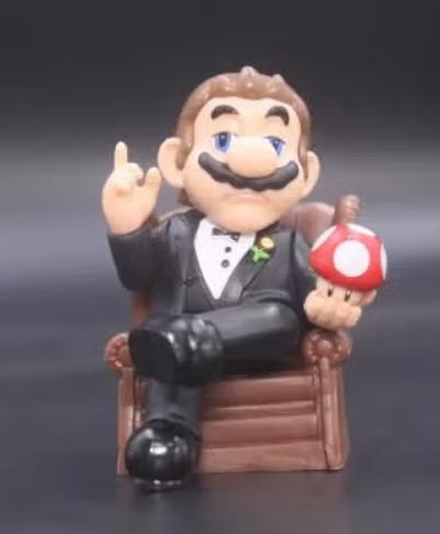 Super Mario collectors figuur The Godfather (10cm)