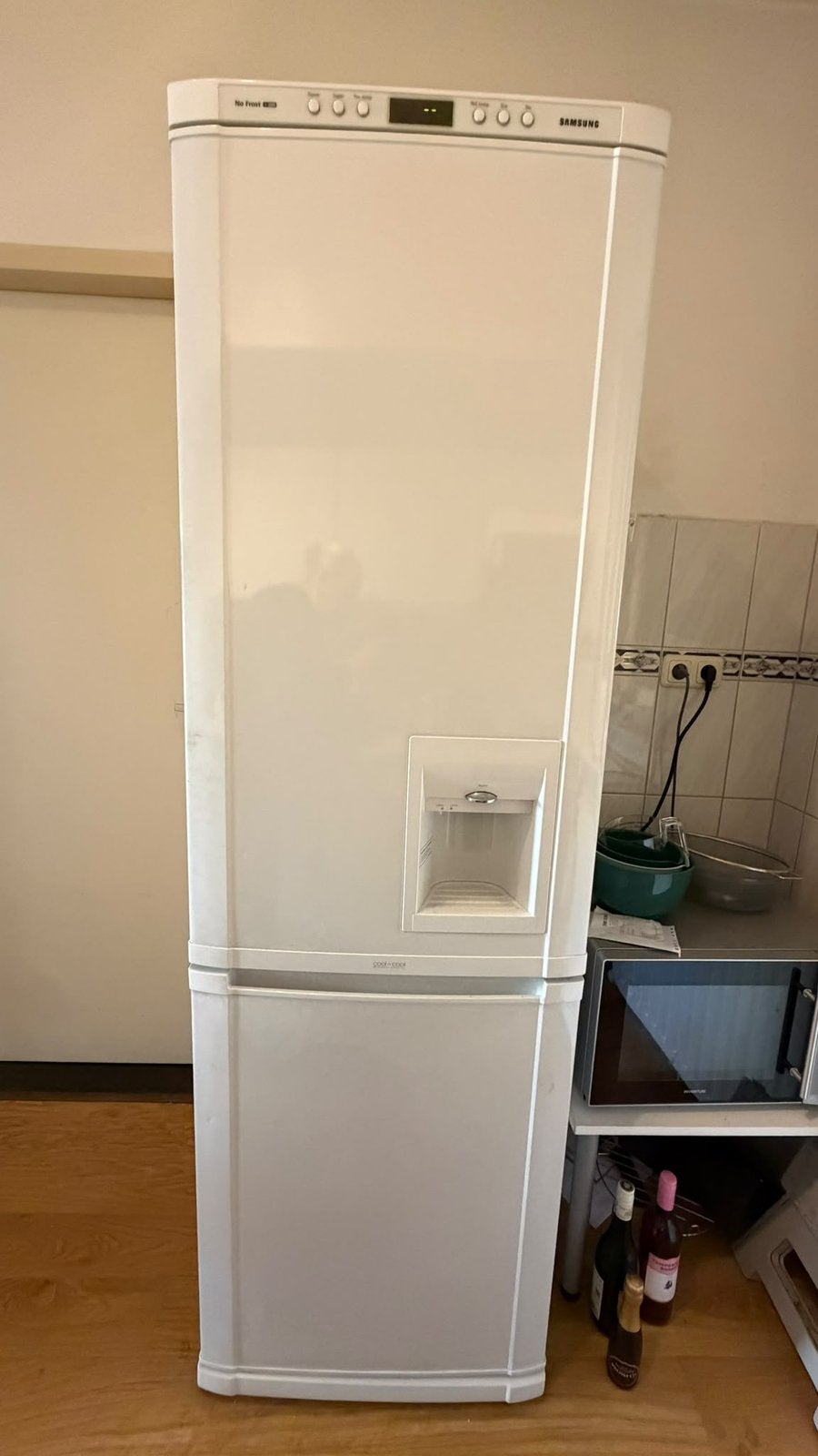 SAMSUNG Grote koel vriescombinatie, koelkast, no frost, Uden, Ophalen, Gebruikt, 200 liter of meer, Met aparte vriezer