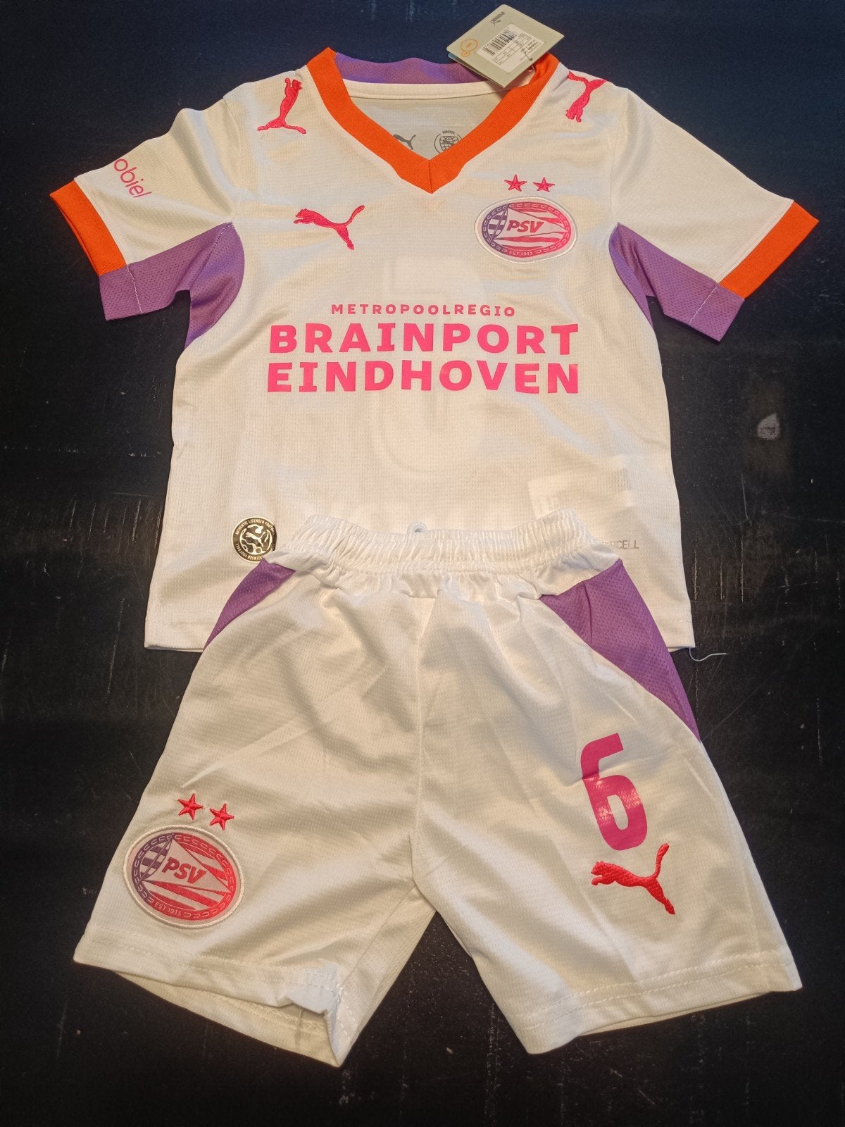PSV tenue XXS Flamingo 6, Maat XS of kleiner, Ophalen of Verzenden, Nieuw, Shirt