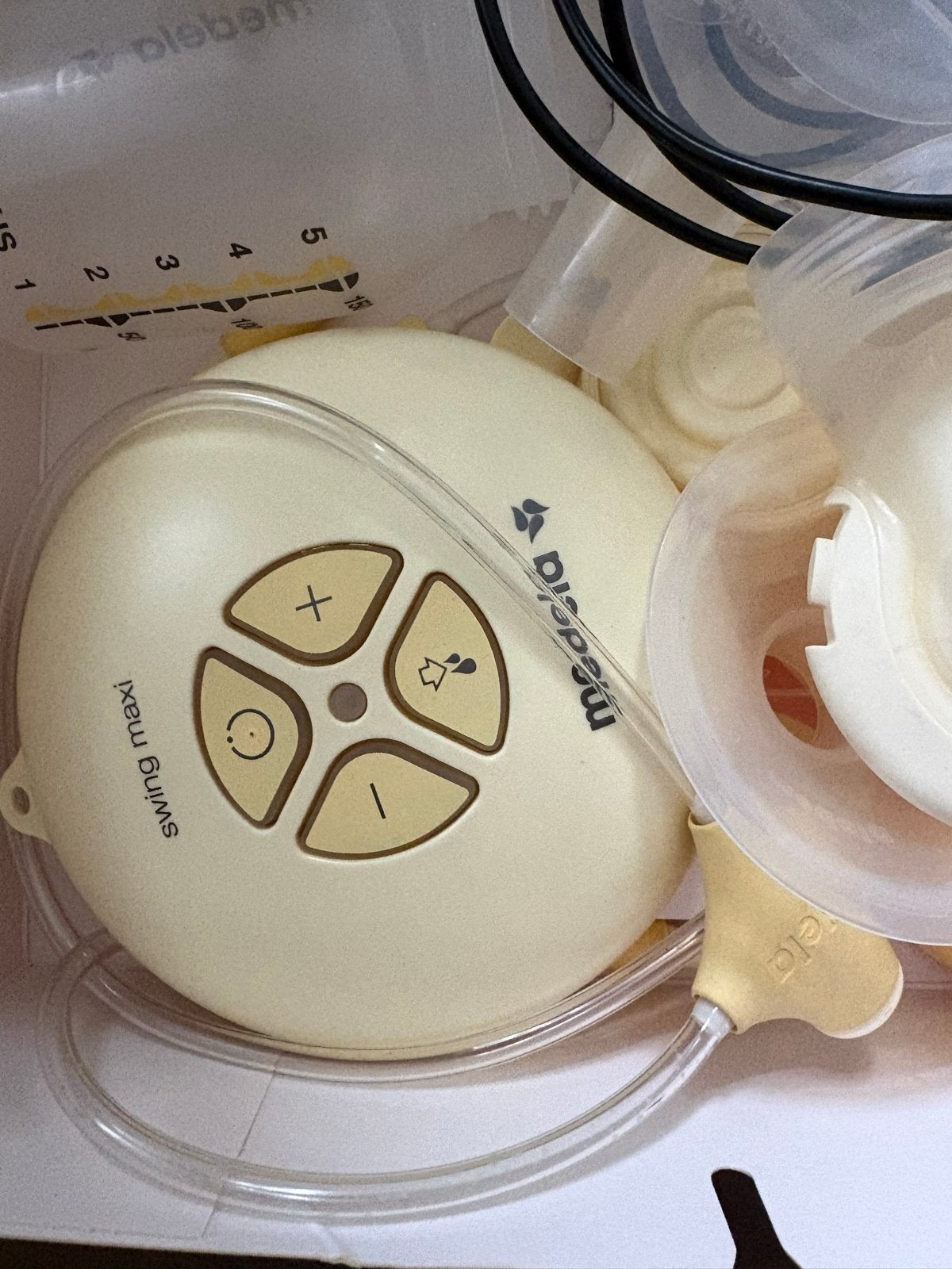 Medela Swing Maxi kolfmachine compleet met doos, Kinderen en Baby's, Ophalen of Verzenden, Zo goed als nieuw