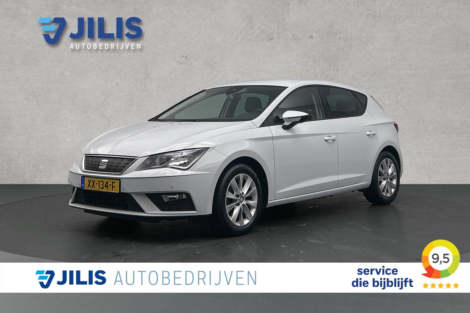 SEAT Leon 1.0 EcoTSI | Apple Carplay | Navigatie | Cruise co, Stof, Met garantie (alle), Leon, Wit