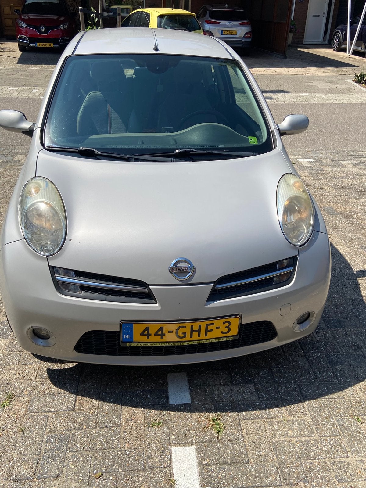 Nissan Micra 1.6 3DR 2008 Wit, Voorwielaandrijving, 15 km/l, 40 €/maand, 4 cilinders