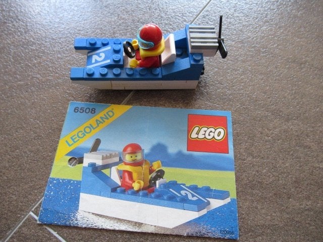 lego 6508 legoland wave racer, Gebruikt, Lego, Compleet, Ophalen of Verzenden
