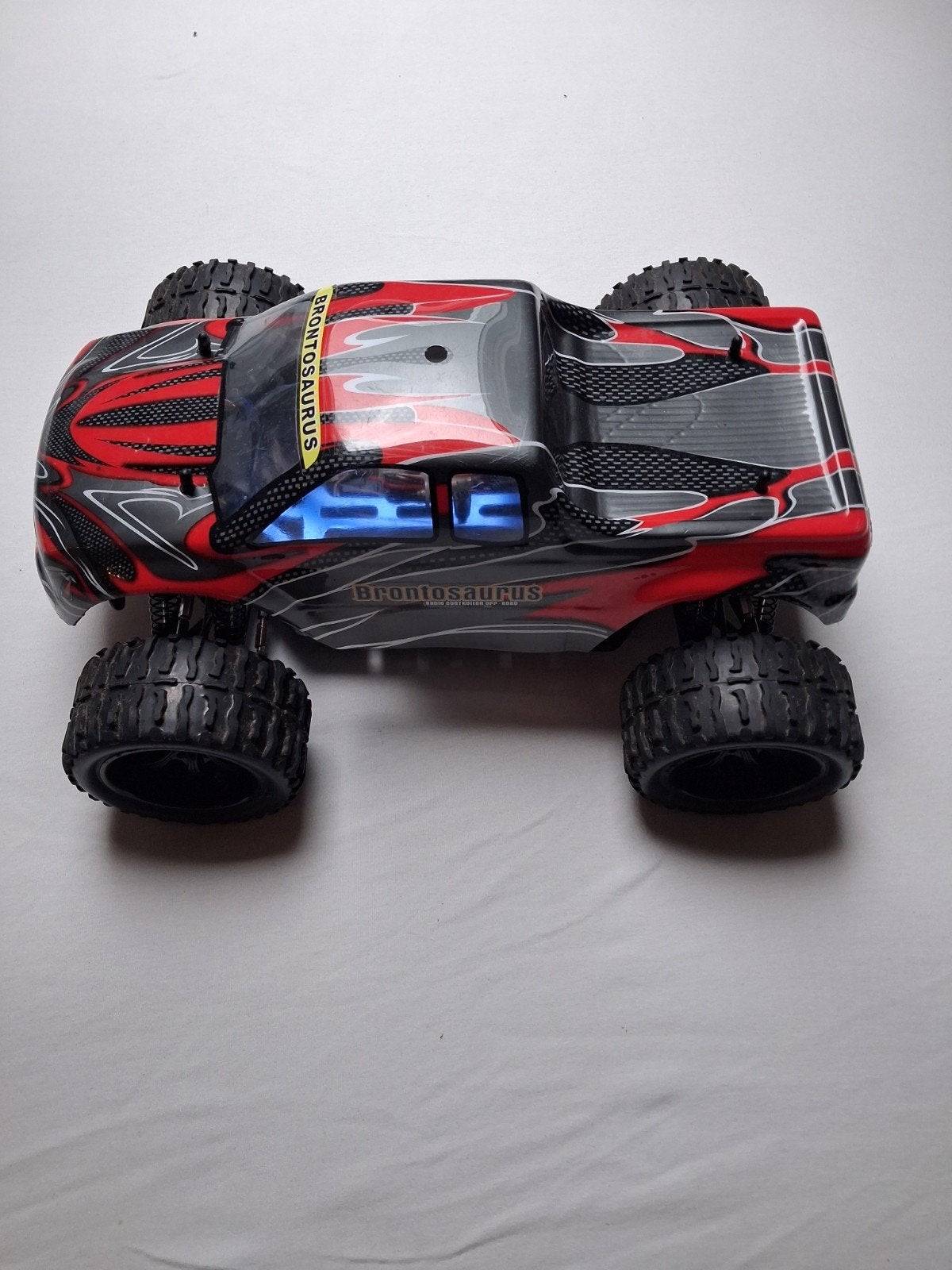 Himoto Brontosaurus RC Monster Truck RTR 1:10 Elektro, Auto offroad, Zo goed als nieuw, Schaal 1:10, RTR (Ready to Run)
