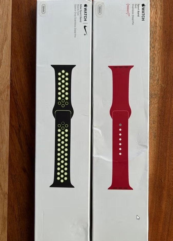 Apple watch bandjes, Ophalen of Verzenden, Zo goed als nieuw, Zwart, IOS