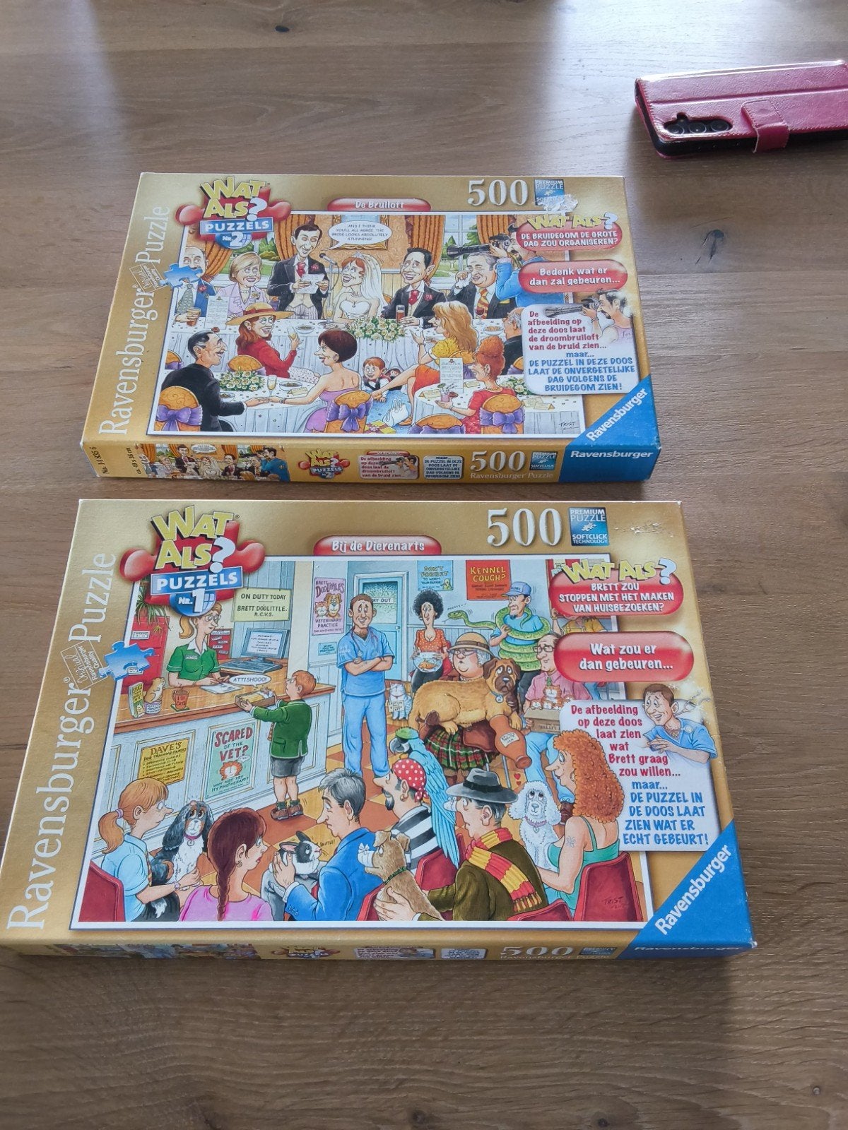 3x Ravensburger en Clementoni Puzzels 500 stukjes, Ophalen of Verzenden, 500 t/m 1500 stukjes, Gebruikt, Legpuzzel