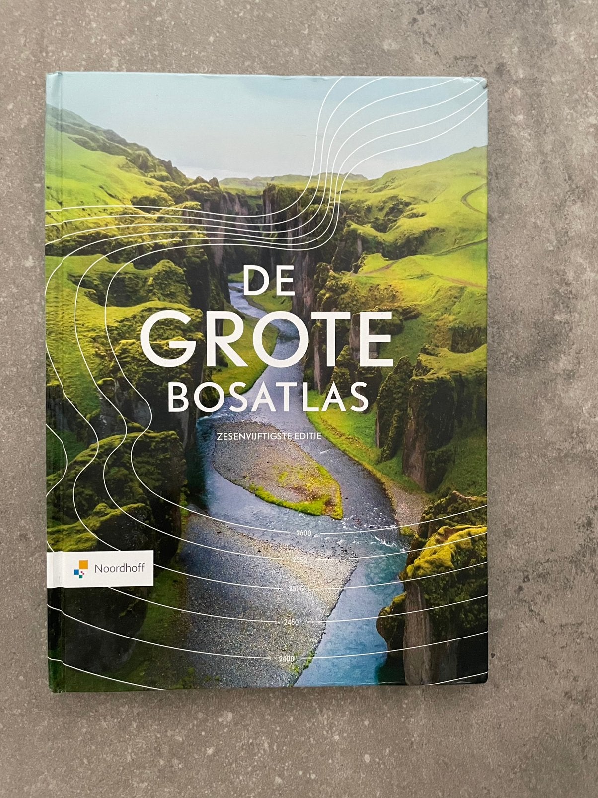 De Grote Bosatlas 56e editie - Zo goed als nieuw, Boeken, Atlassen en Landkaarten, Bosatlas, 2000 tot heden, Ophalen of Verzenden