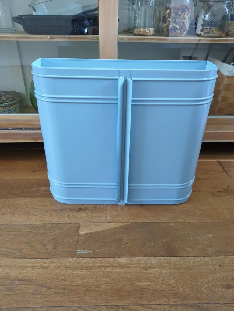 Lichtblauw Apothekerskastje - Vintage Stijl Opbergkast, Huis en Inrichting, Ophalen of Verzenden, Gebruikt