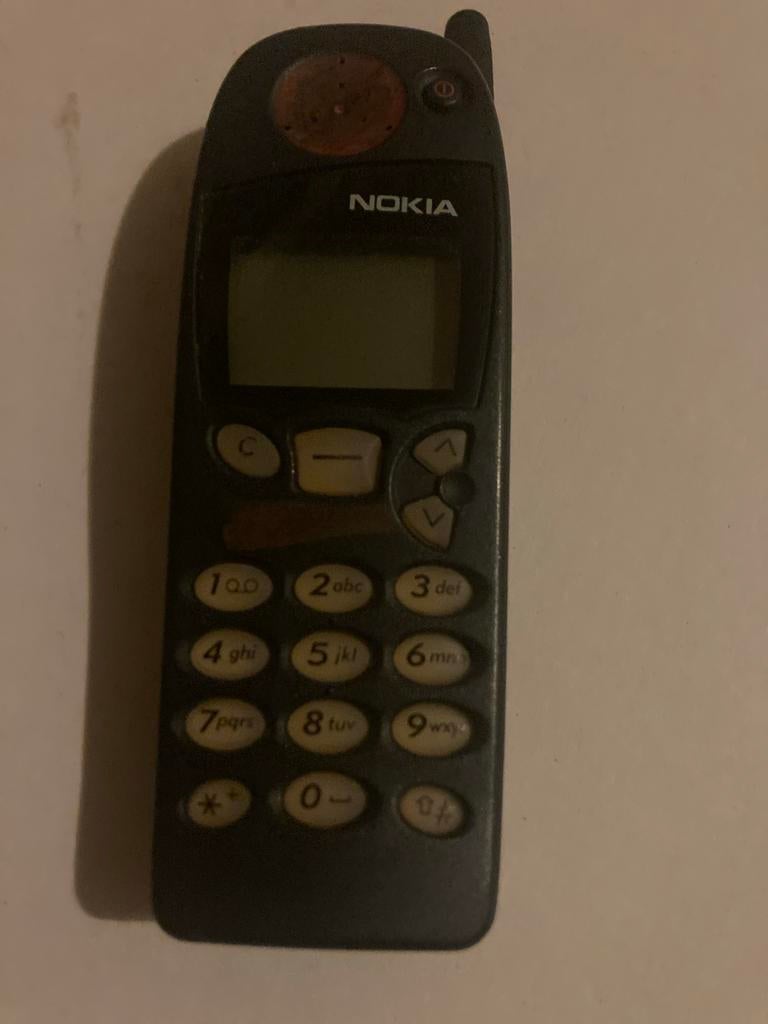 Vintage Nokia 5110 Mobiele Telefoon - Klassiek Model, Telecommunicatie, Mobiele telefoons | Nokia, Gebruikt, Geen camera, Zwart