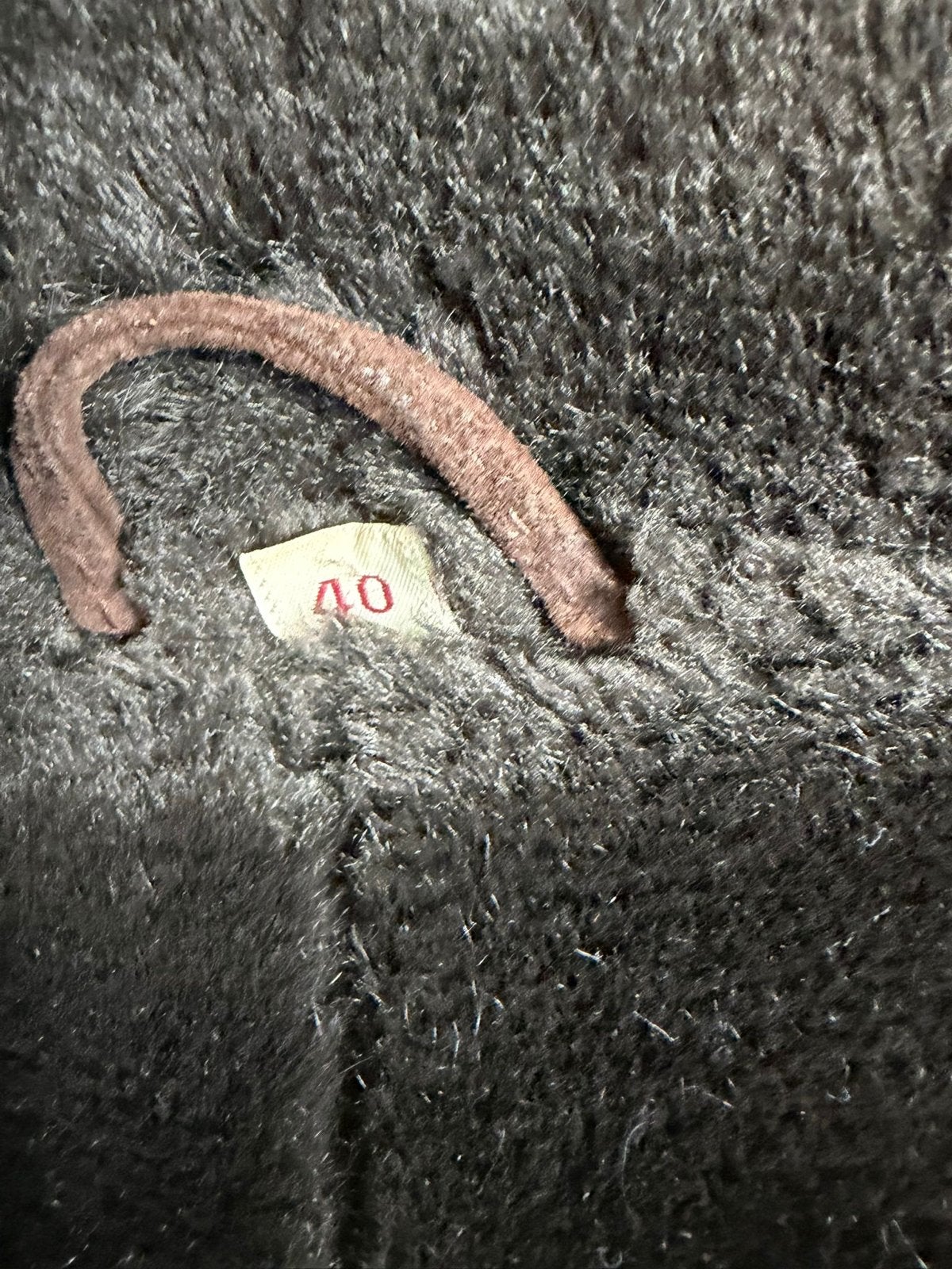 Bruine suède jas met teddy voering - Maat 40, Ophalen of Verzenden, Gedragen, Maat 38/40 (M), Bruin