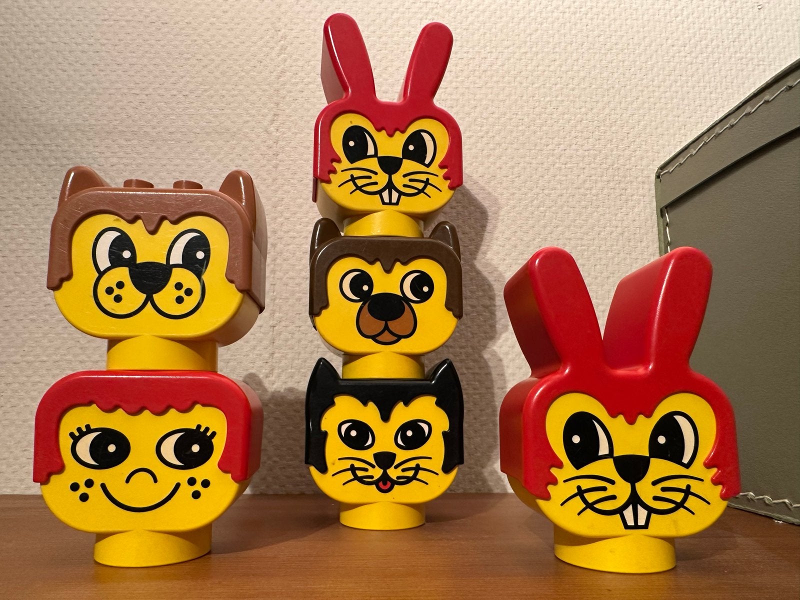 Duplo Dierenkoppen, Ophalen of Verzenden, Gebruikt, Losse stenen, Duplo