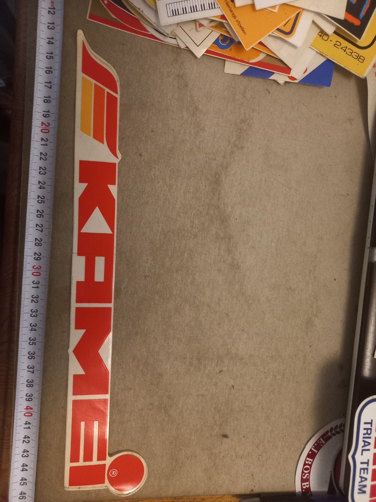 Vintage Kamei sticker / decal - zeldzaam, Ophalen of Verzenden