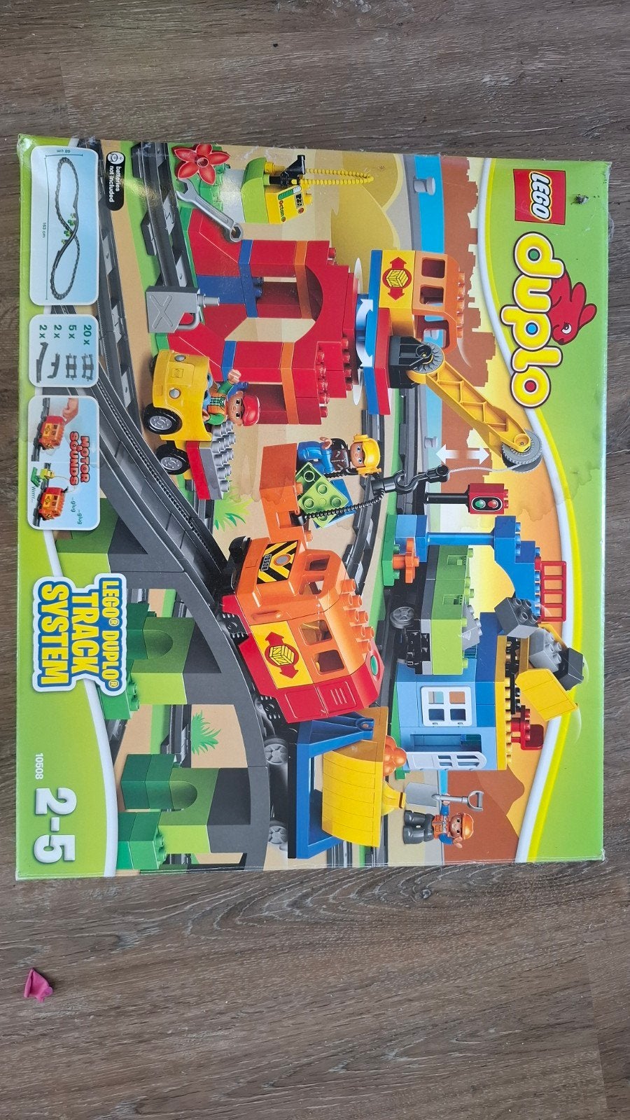 Lego Duplo Trein 10508 - Complete set met rails en figuren, Ophalen, Gebruikt, Overige thema's, Duplo