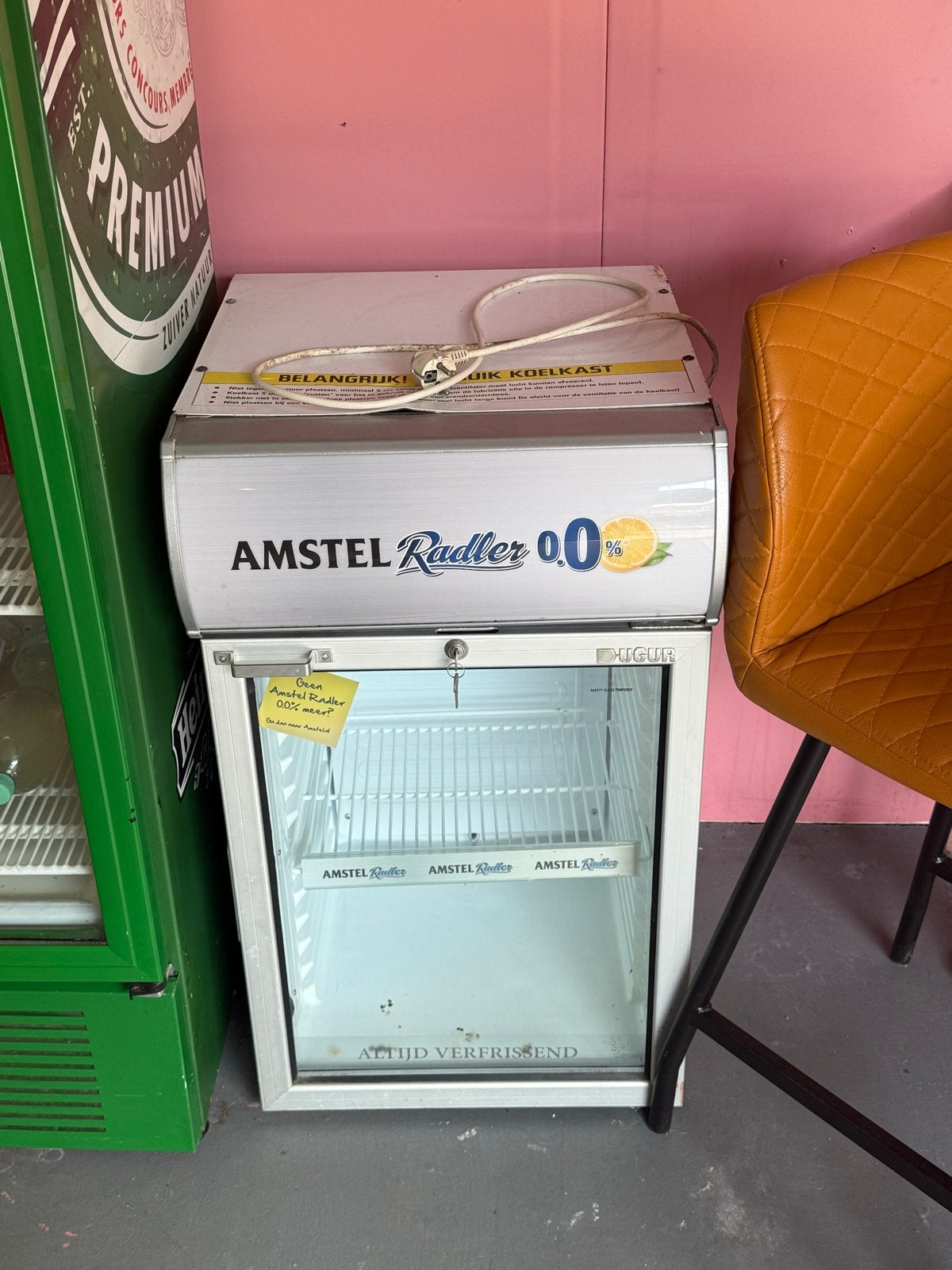 Rader koelkastje - Amstel Radler 0.0%, Ophalen of Verzenden, Gebruikt