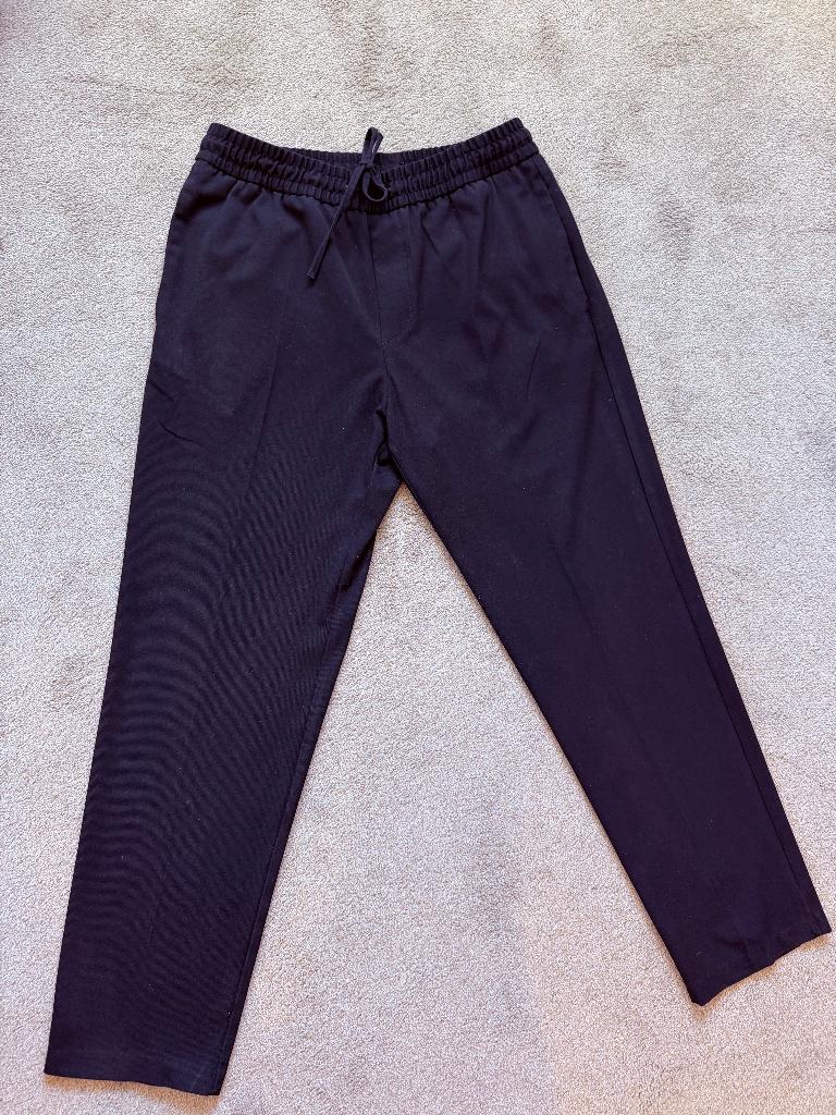 Zara pantalon maat L, zwart, €14,99, Maat 52/54 (L), Zara, Zwart, Ophalen of Verzenden