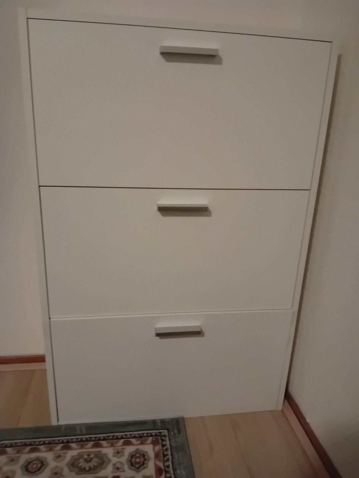 Witte schoenenkast met 3 kleppen - 100x65x25cm, Ophalen, Gebruikt