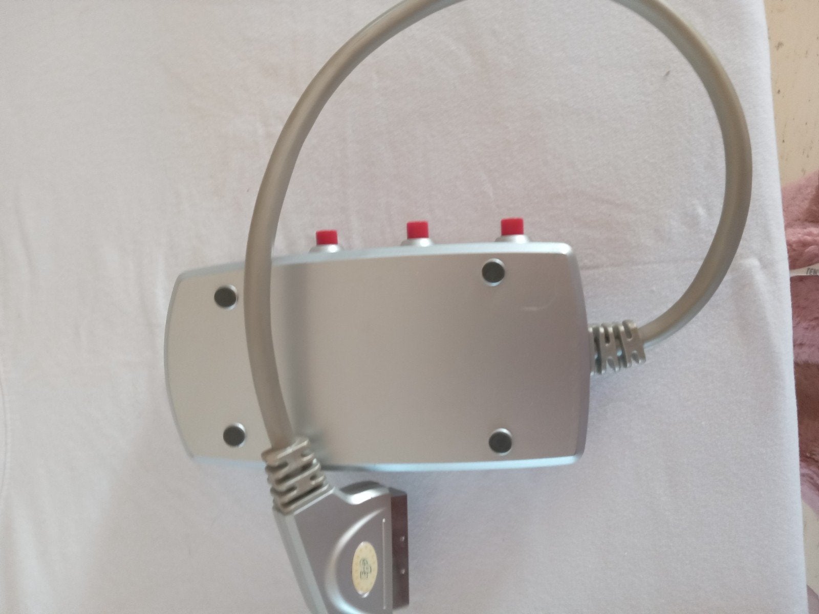 Scart splitter in prima staat, Ophalen of Verzenden, Gebruikt, Minder dan 2 meter, Scartkabel