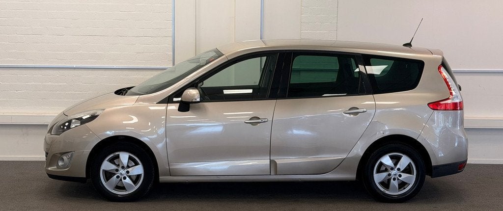 Renault Grand Scénic 2.0i 16V Dynamique Automaat Navigatie, Euro 5, Stof, Gebruikt, Zwart