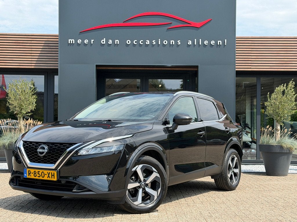 Nissan QASHQAI DIG-T 140 N-Connecta Pano-360 camera, Auto's, Gebruikt, 700 kg, Zwart, Origineel Nederlands