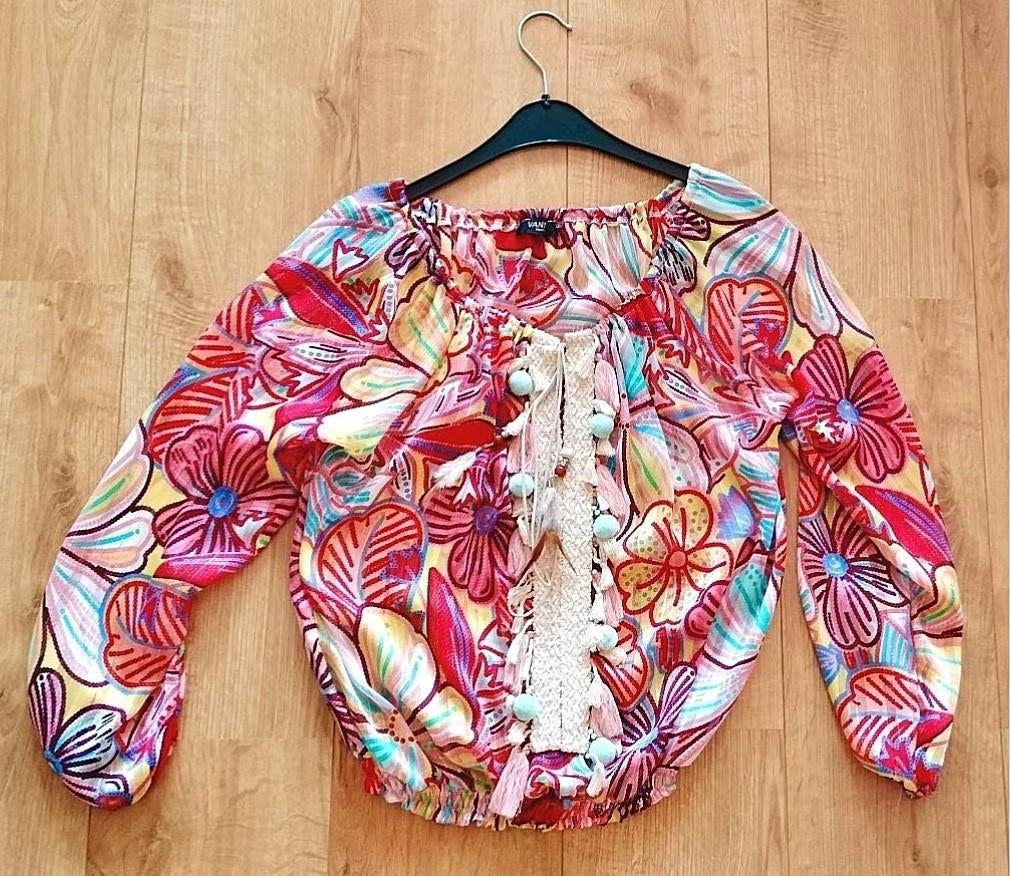 Prachtige kleurrijke Gypsy blouse!! (NIEUW!), Ophalen of Verzenden, Nieuw, Maat 36 (S), Overige kleuren