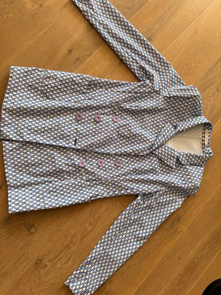 Studio Anneloes blazer met patroon S, Maat 38/40 (M), Blauw, Ophalen of Verzenden, Jasje