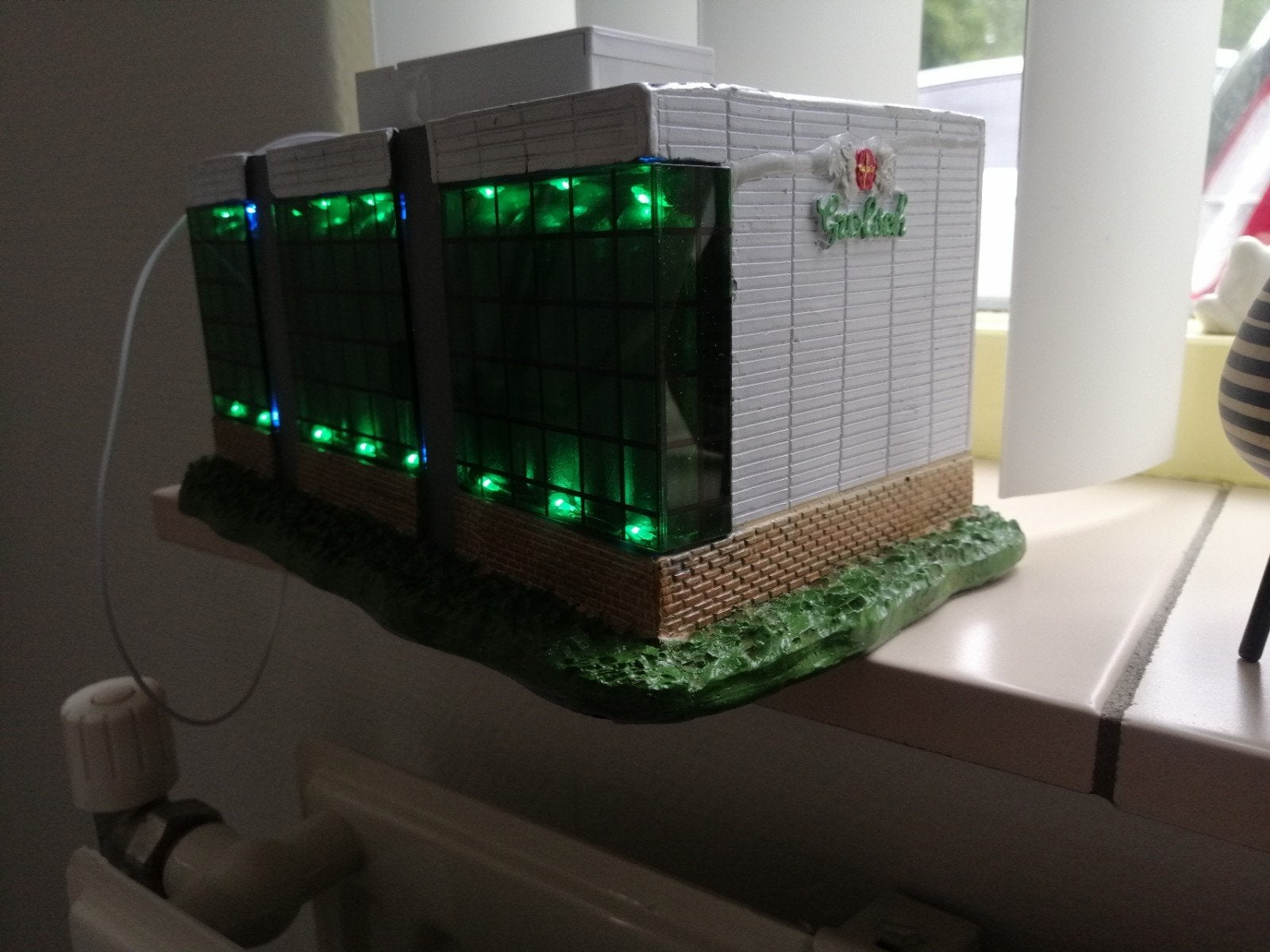 Grolsch brouwerij van intratuin met verlichting, Ophalen of Verzenden, Reclamebord, Plaat of Schild, Grolsch