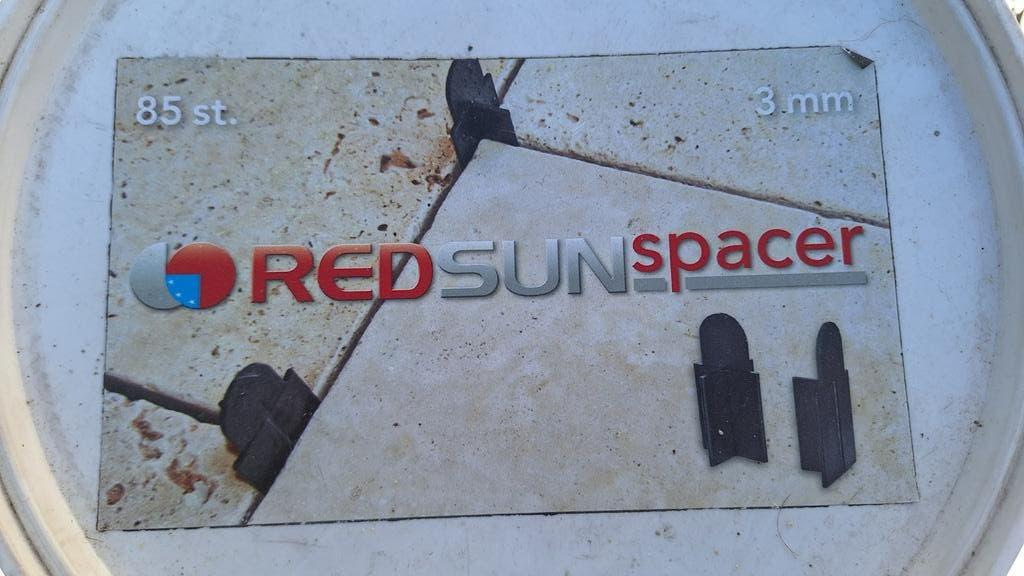 Redsun spacer 3mm - 85 stuks voor tegels en bestrating, Ophalen of Verzenden