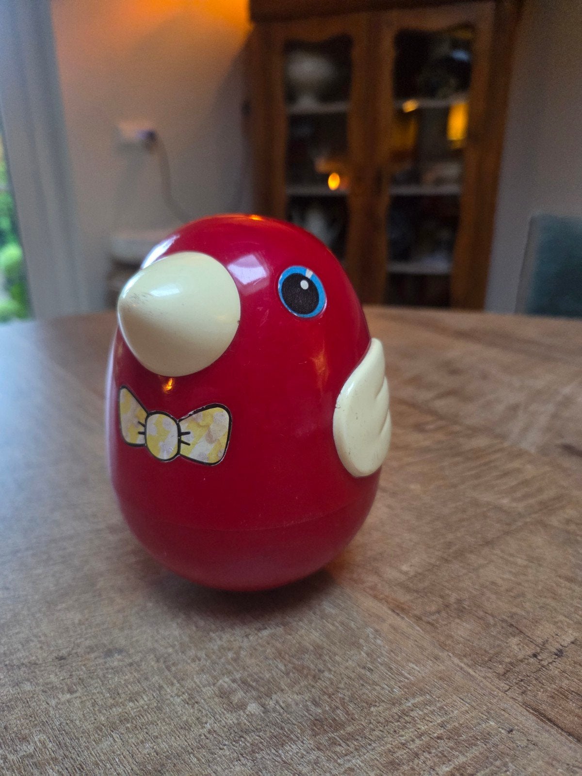 Vintage tuimelaar rood vogeltje Playskool, Ophalen of Verzenden, Overige typen