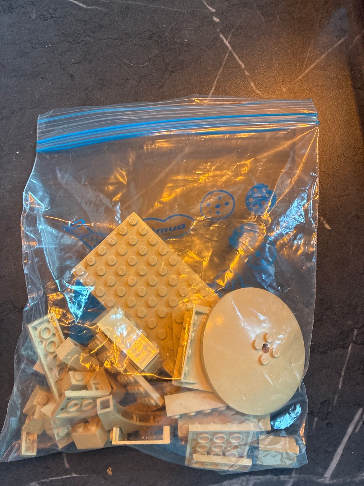 Zandkleurige LEGO blokjes - Losse stenen, Gebruikt, Lego, Ophalen of Verzenden, Losse stenen