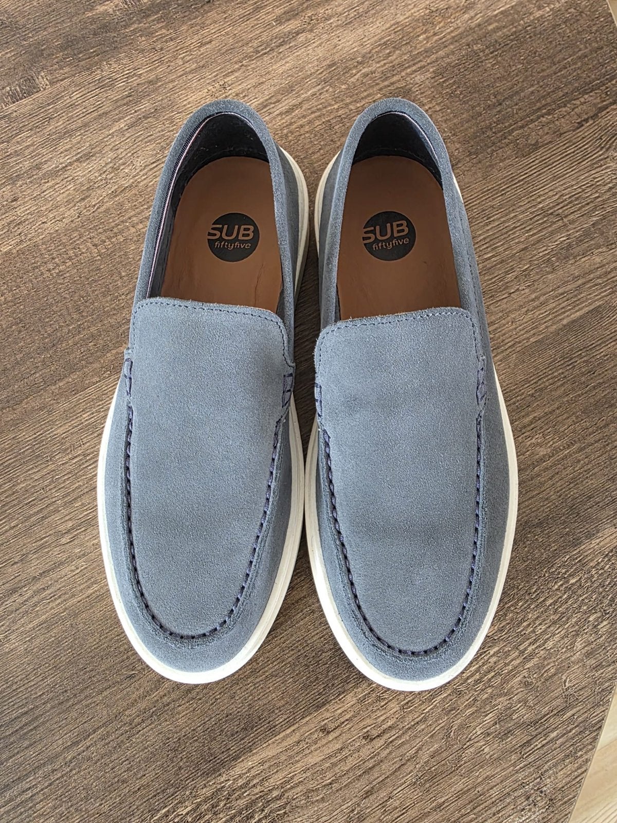 Mooie suède loafers van SUB fiftyfive in maat 40, Kleding | Heren, Schoenen, Loafers, Blauw, Ophalen of Verzenden, Zo goed als nieuw
