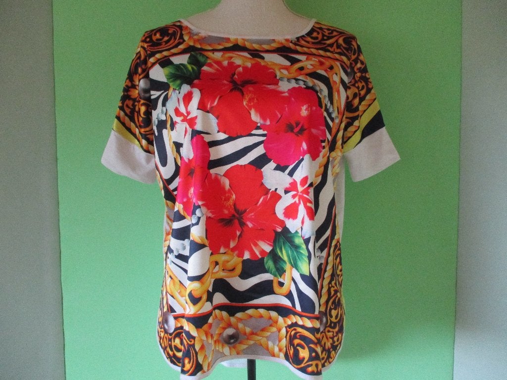 Mango top maat S, Kleding | Dames, Mango, Zo goed als nieuw, Korte mouw, Maat 36 (S)