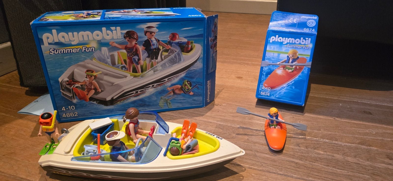Playmobil Summer fun speedboot 4662, Ophalen of Verzenden, Zo goed als nieuw