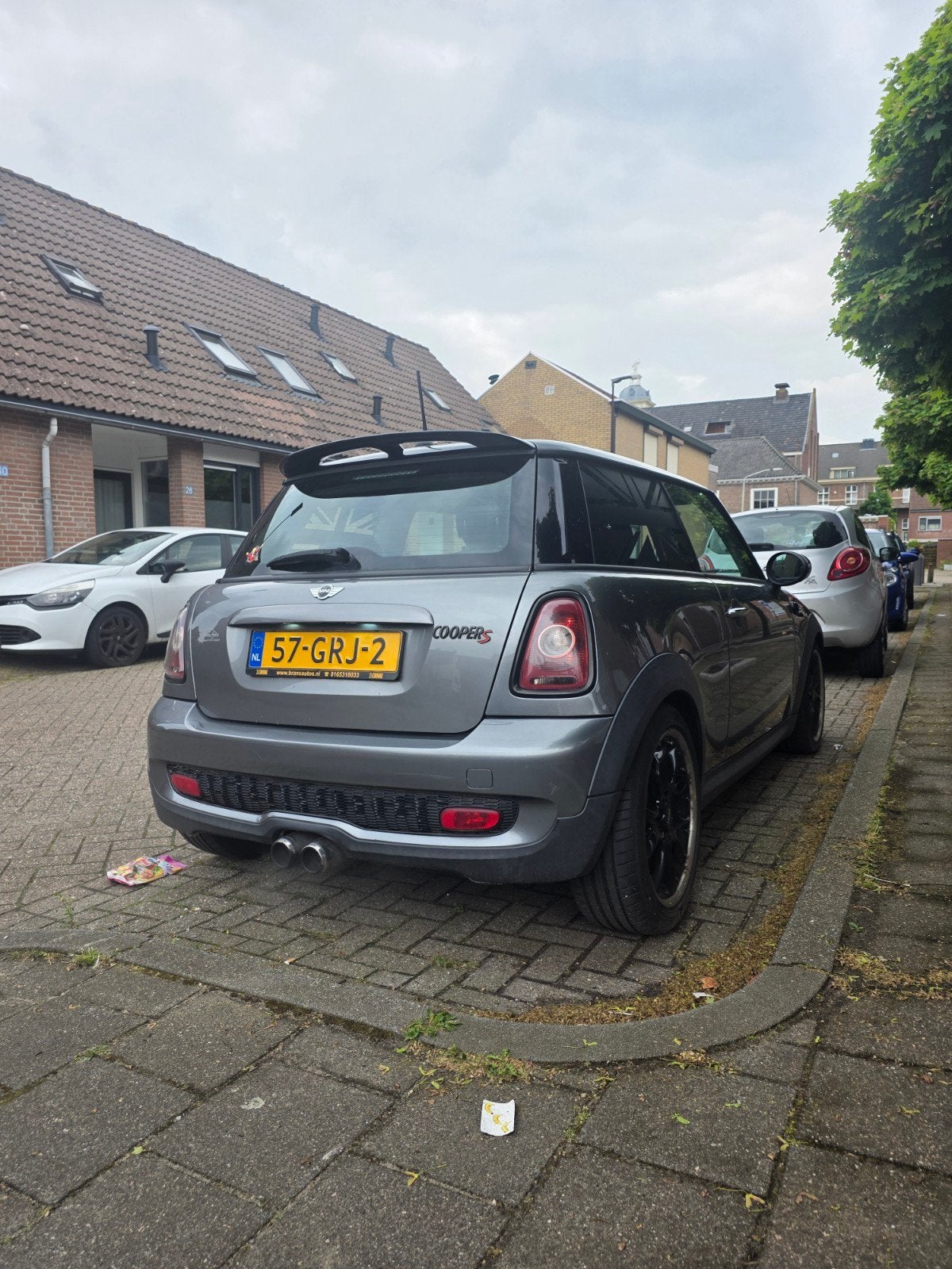 Mini Cooper S R56 2008 – nieuwe motor (110.000 km) 307k carr, Auto's, Mini, Voorwielaandrijving, Bluetooth, Zwart, 4 cilinders
