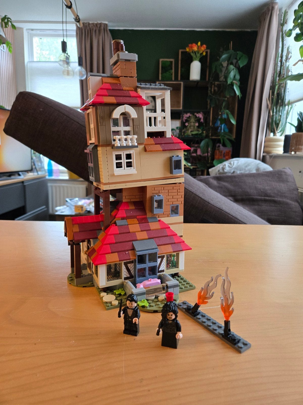 Lego 75980 Attack on the Burrow, Kinderen en Baby's, Ophalen, Lego, Harry Potter, Zo goed als nieuw