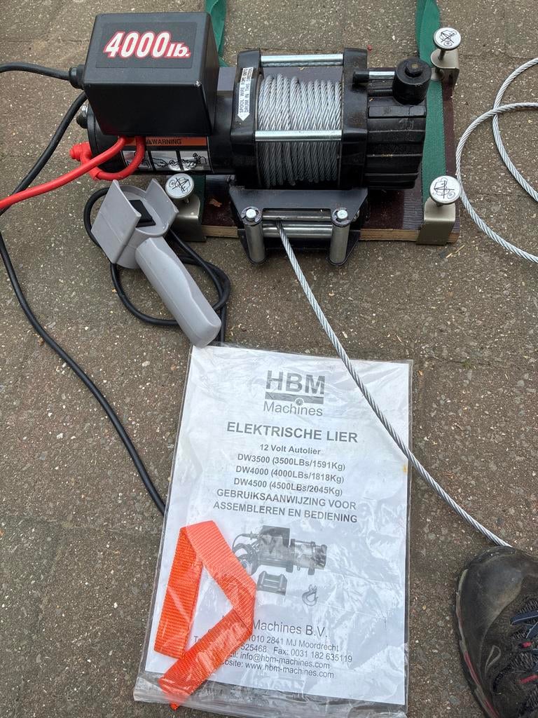 HBM eletrische lier, Ophalen of Verzenden