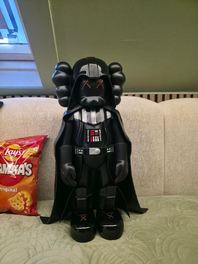 Handgemaakte Darth Vader Kaws Pop Figuur, Verzamelen, Poppetjes en Figuurtjes, Ophalen of Verzenden, Nieuw