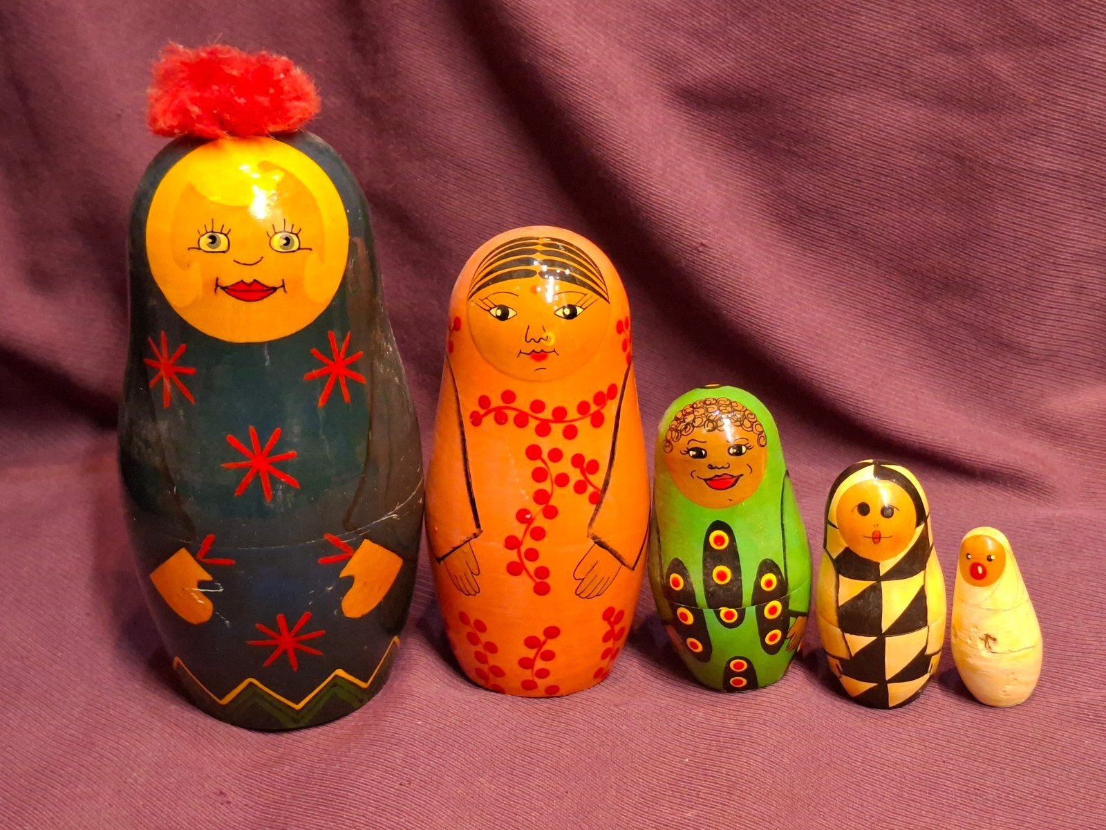 Jutanas Matroesjka Nestpoppen - Vintage IKEA Maria Vinka, Ophalen of Verzenden, Gebruikt