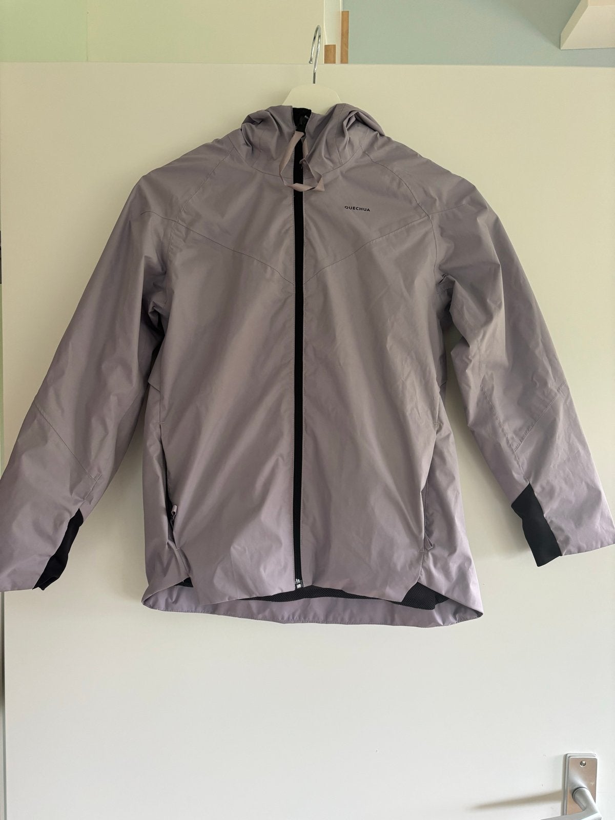 Quechua regenjas/wandeljas maat S, Kleding | Dames, Ophalen of Verzenden, Zo goed als nieuw, Maat 36 (S), Grijs