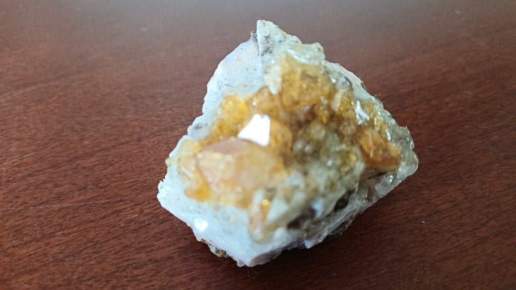 202606 Citrien Kwarts Minas Gerais Brazilie, Ophalen of Verzenden, Mineraal