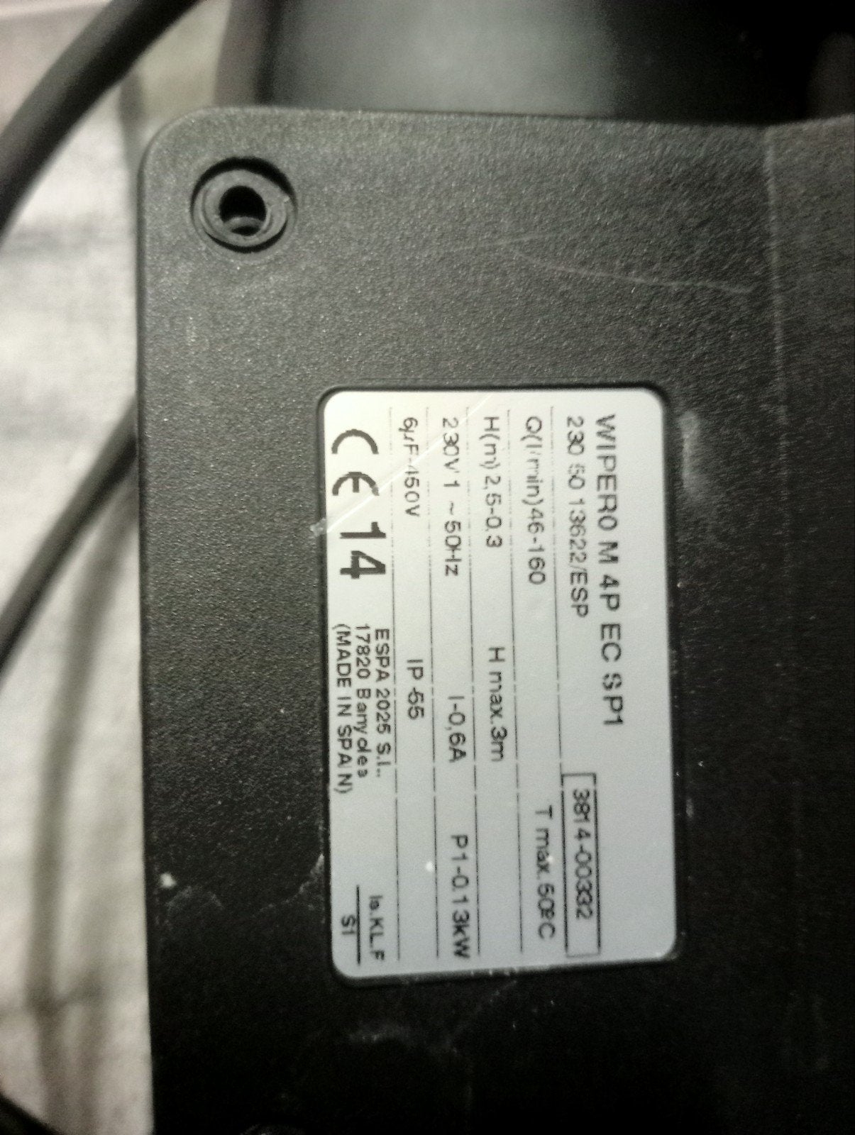 WIPERO M14P EC SP1 Dompelpomp - Nieuw in doos, Ophalen of Verzenden, Nieuw, Elektrisch, Dompelpomp