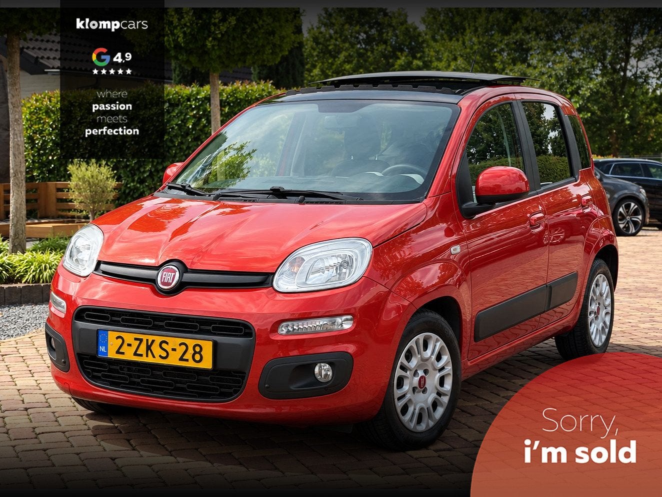 Fiat Panda 0.9 TwinAir Lounge | Clima | !Schuifdak! | NAP |, Voorwielaandrijving, Stof, Euro 6, Panda