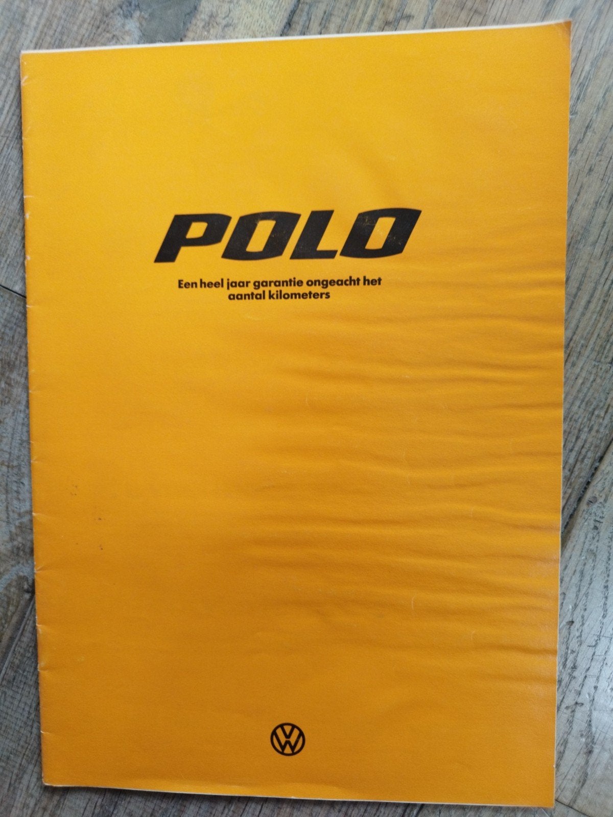 Volkswagen Polo Brochure 1976 - Nederlands, Gelezen, Volkswagen, Ophalen of Verzenden, Volkswagen