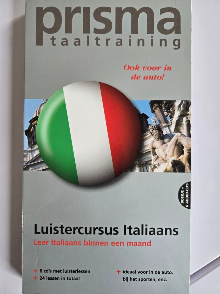 Prisma Taaltraining: Luistercursus Italiaans (6 CD's), Verzenden